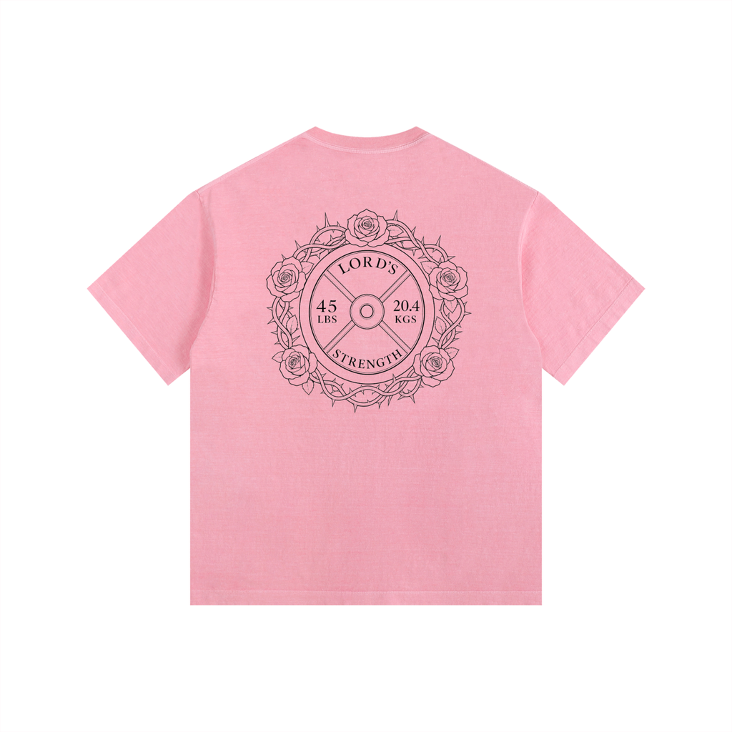 Unisex Roses Oversized Cotton T-Shirt