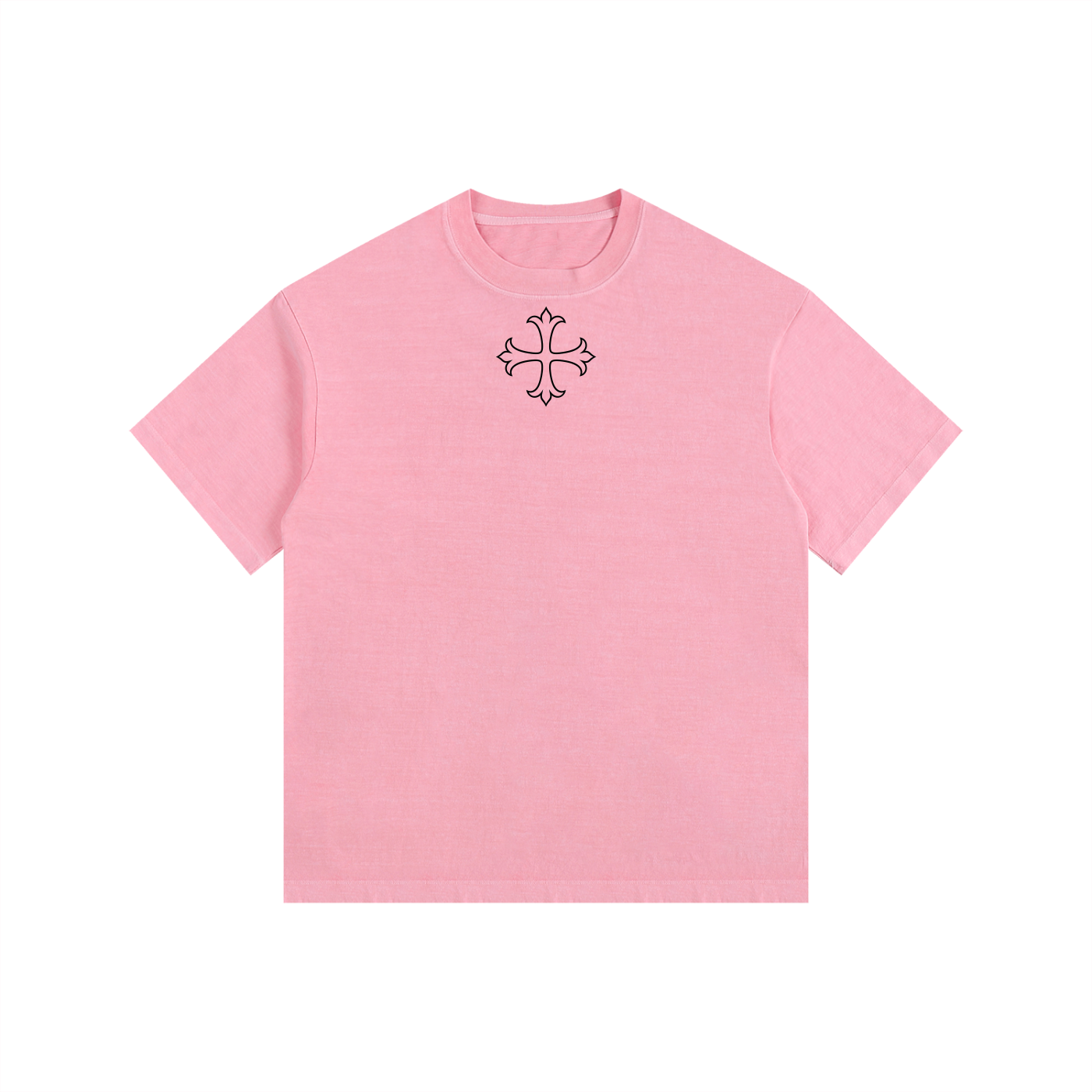Unisex Roses Oversized Cotton T-Shirt
