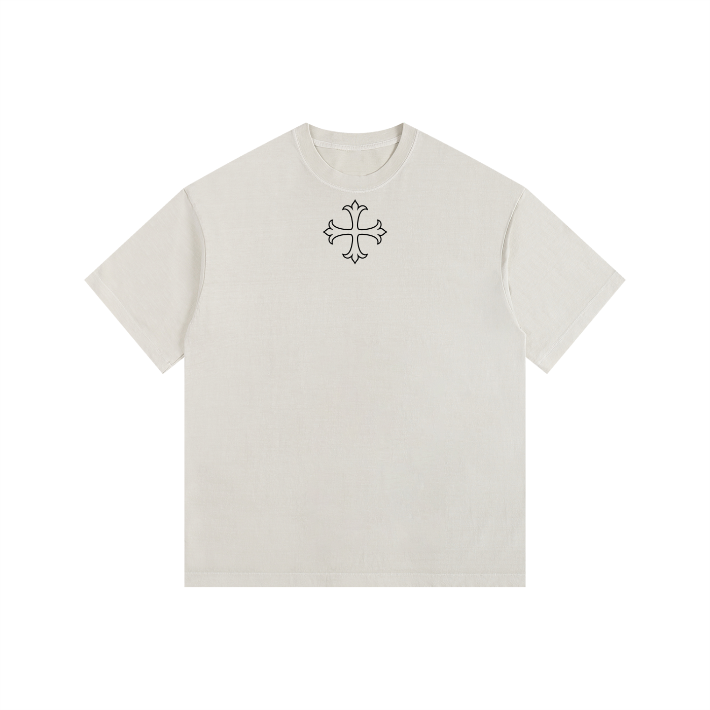 Unisex Roses Oversized Cotton T-Shirt