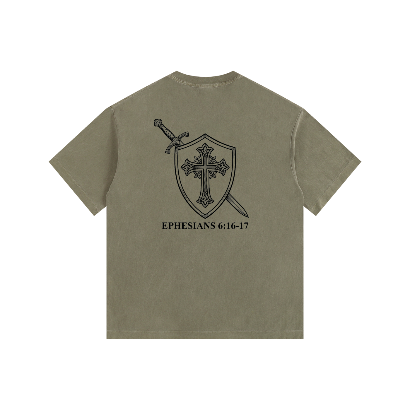 Armor of God Oversized Cotton T-Shirt