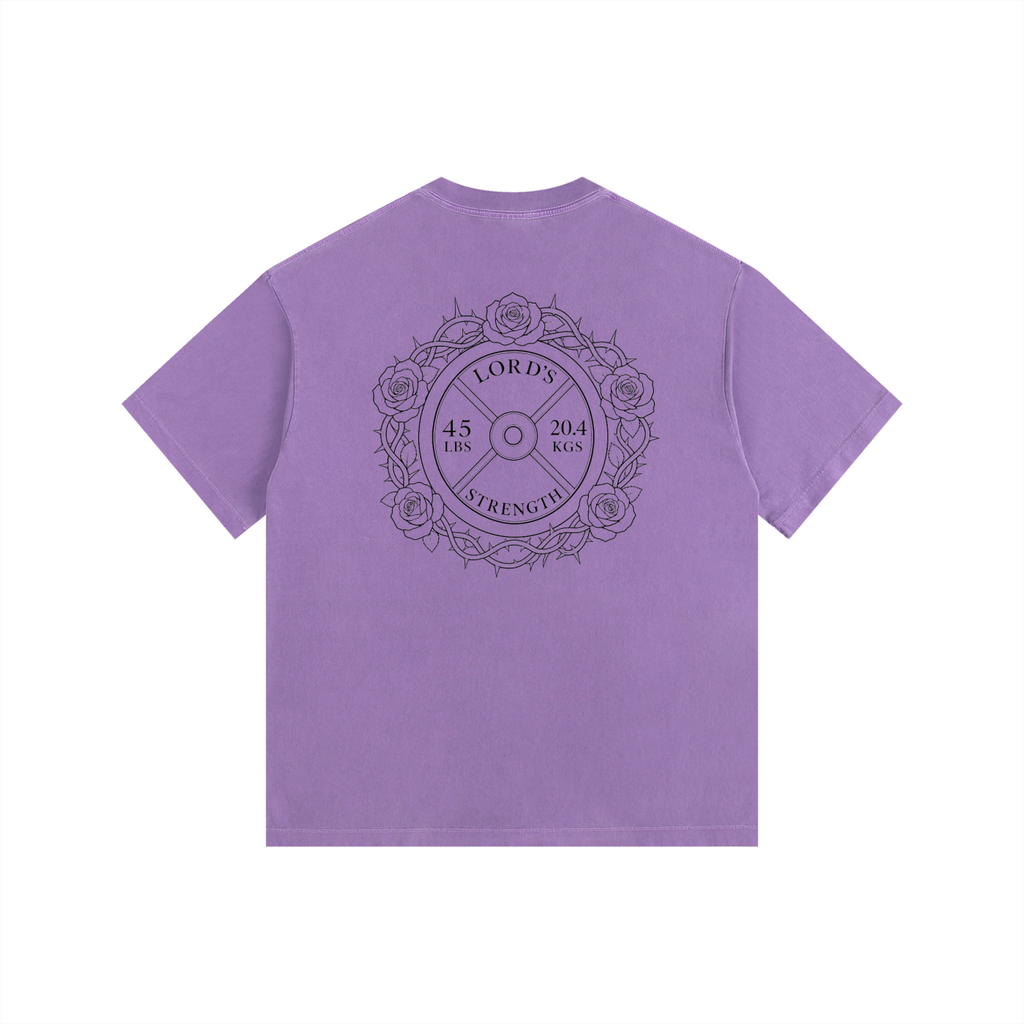 Unisex Roses Oversized Cotton T-Shirt