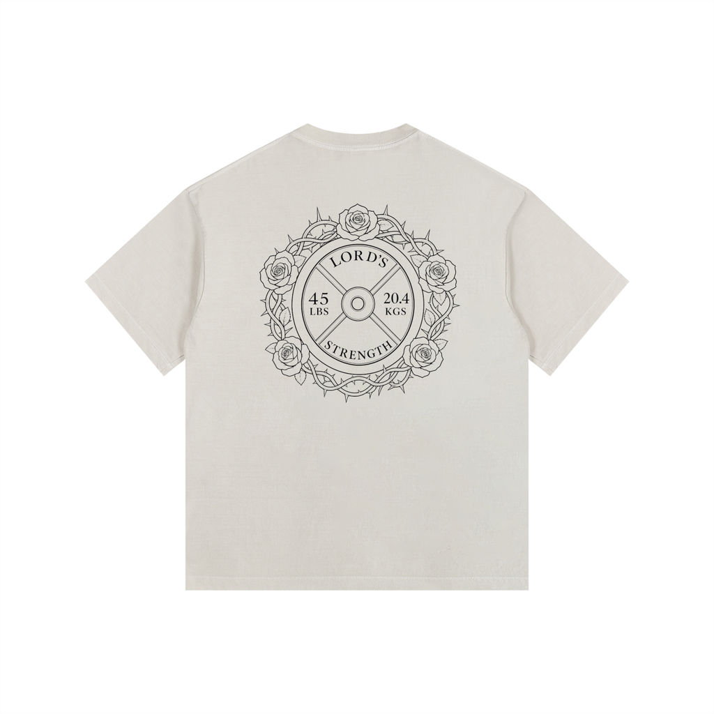 Unisex Roses Oversized Cotton T-Shirt