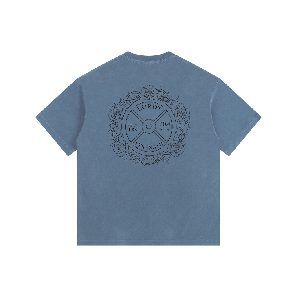 Unisex Roses Oversized Cotton T-Shirt