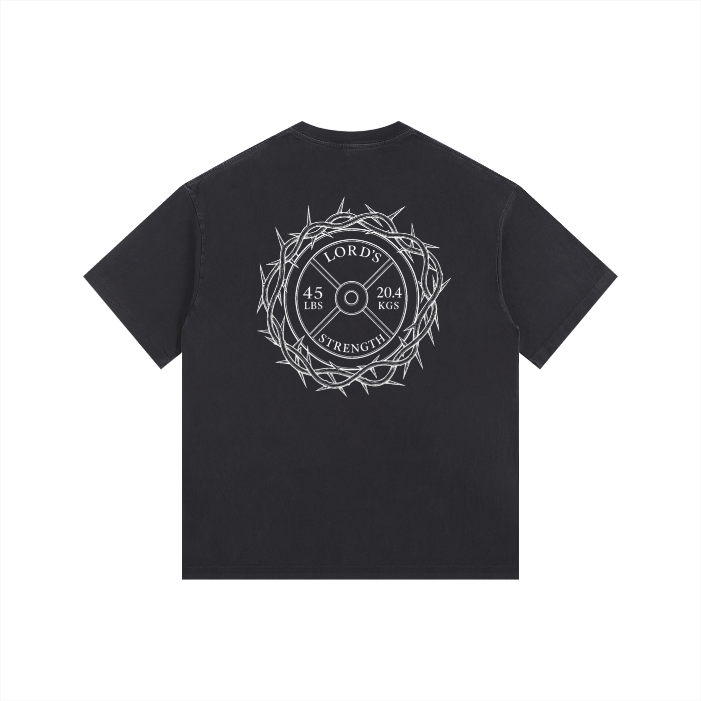 crown of thorns Oversized Cotton T-Shirt
